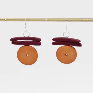 Orange Billie Dangle Earring