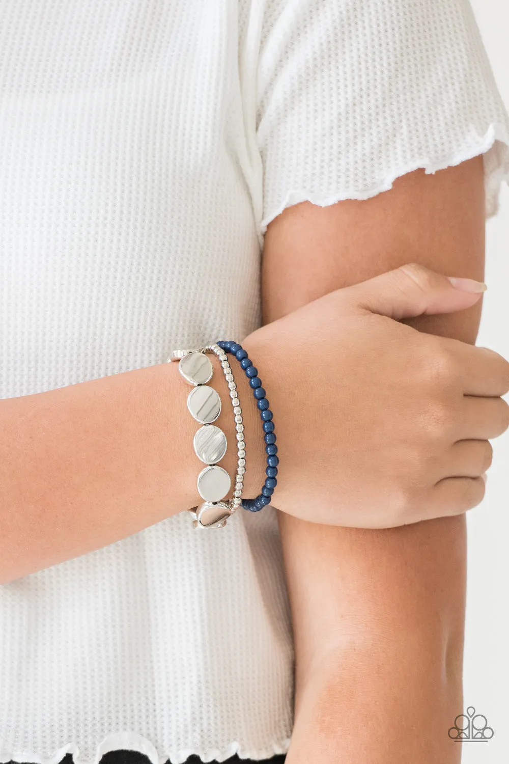 Paparazzi Beyond The Basics - Blue Bracelet