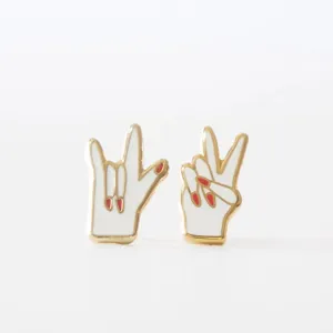 Peace & Love Earrings