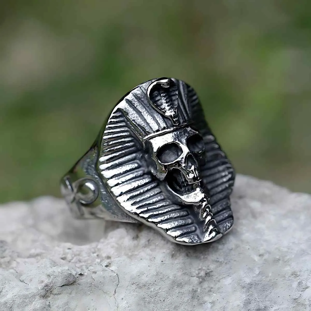 Pharaoh Skull Ring