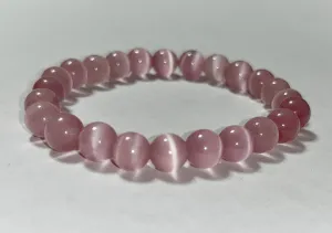 Pink Cat's Eye Bracelet