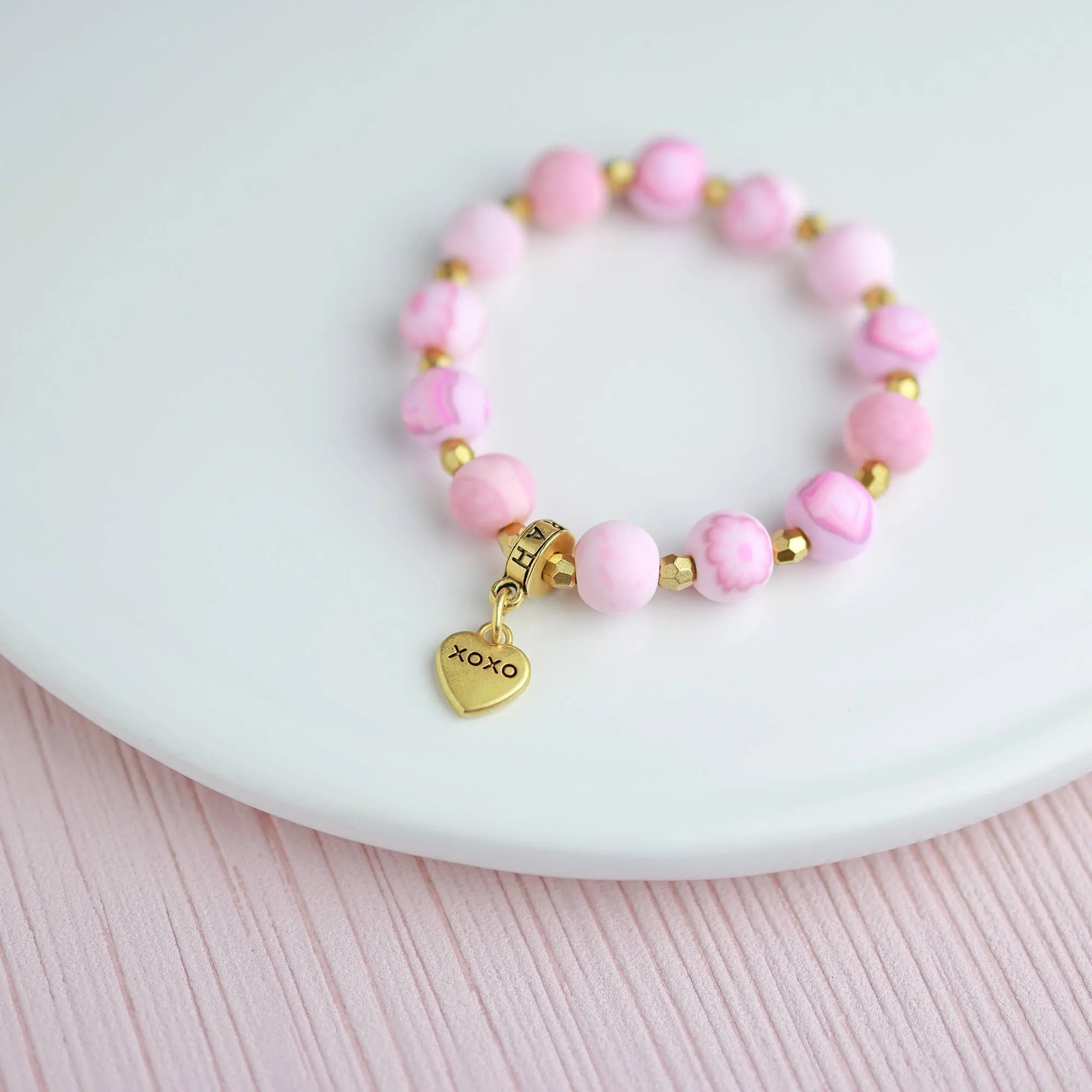 Pink Rainbow Girls  JILZARAH Bracelet