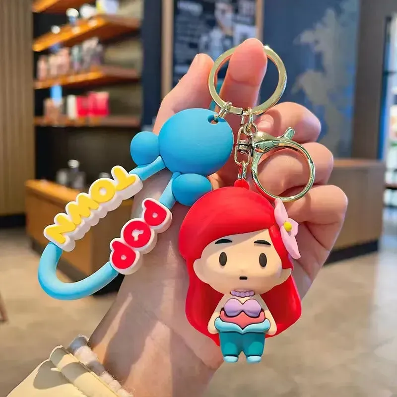 Pop Town Disney Princess Keychain