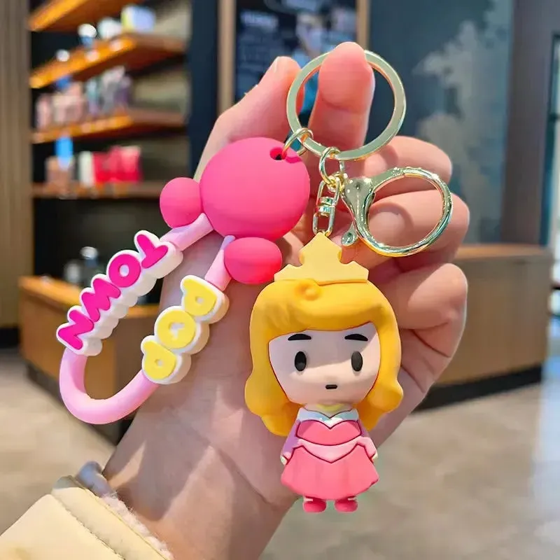 Pop Town Disney Princess Keychain