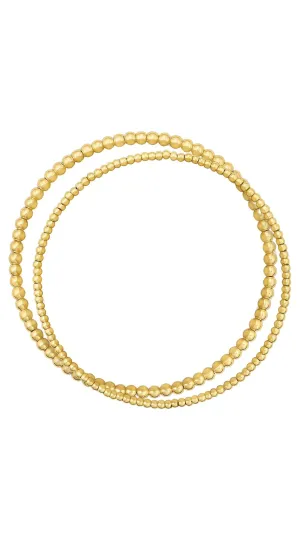 Poppy Gold Bracelet Set