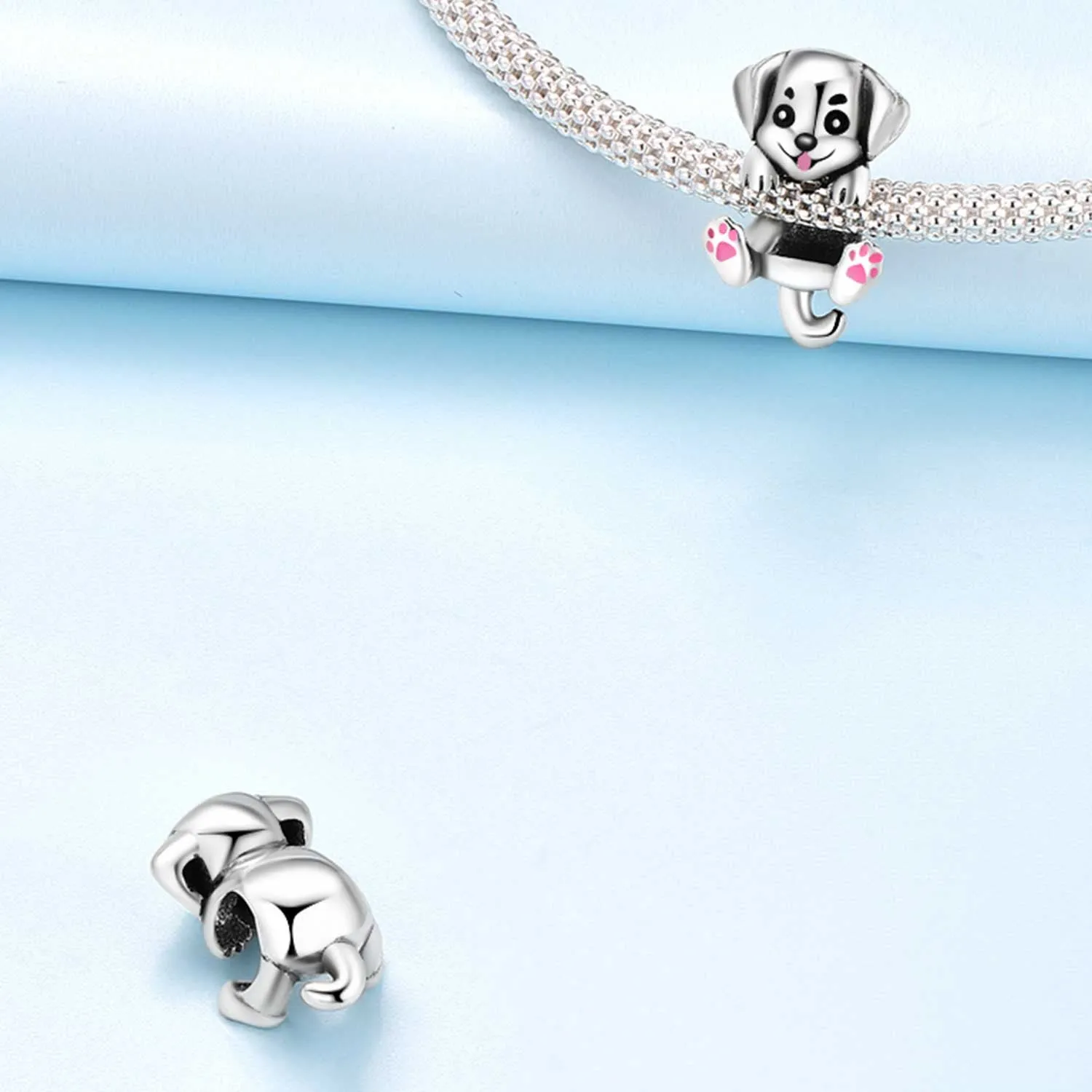 Puppy Wraparound Charm