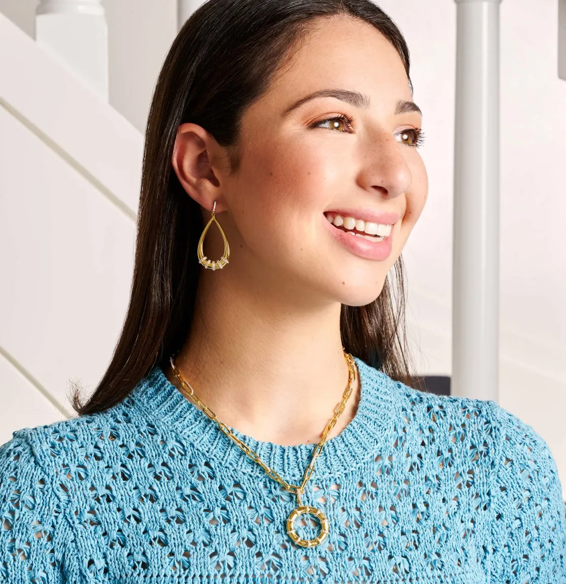 RADIANCE  Sparkling Reflections Teardrop Earrings