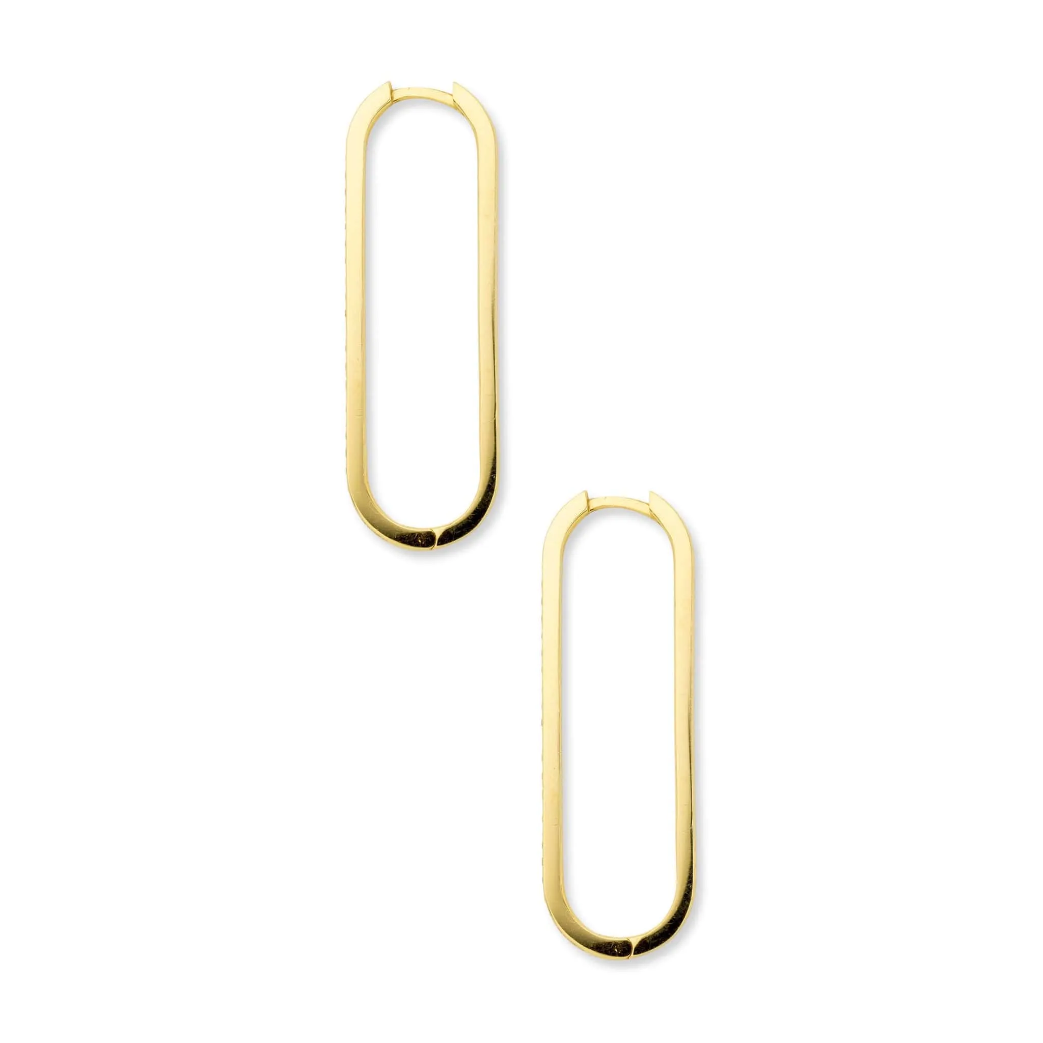 Rumi Pavé Diamond Long Earring