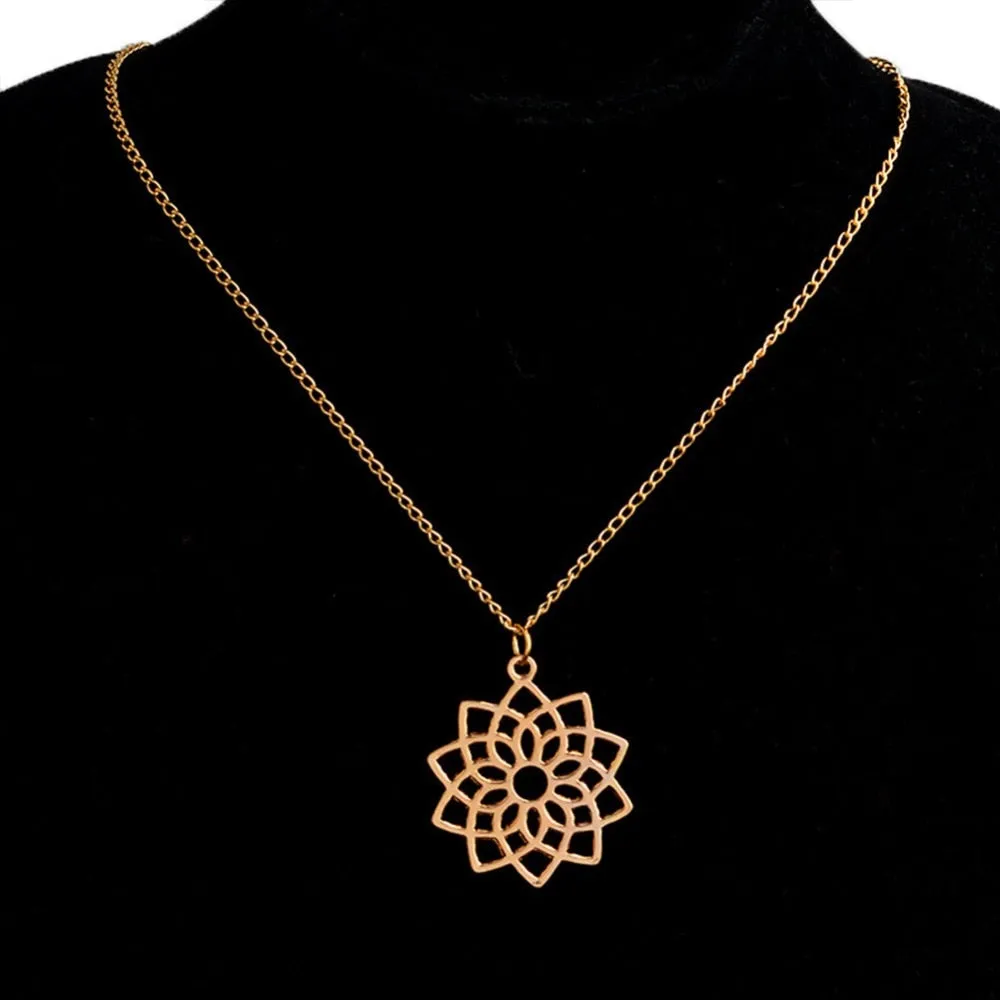Sacred geometry reiki mala healing necklace