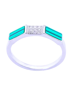 Serene Beauty silver ring