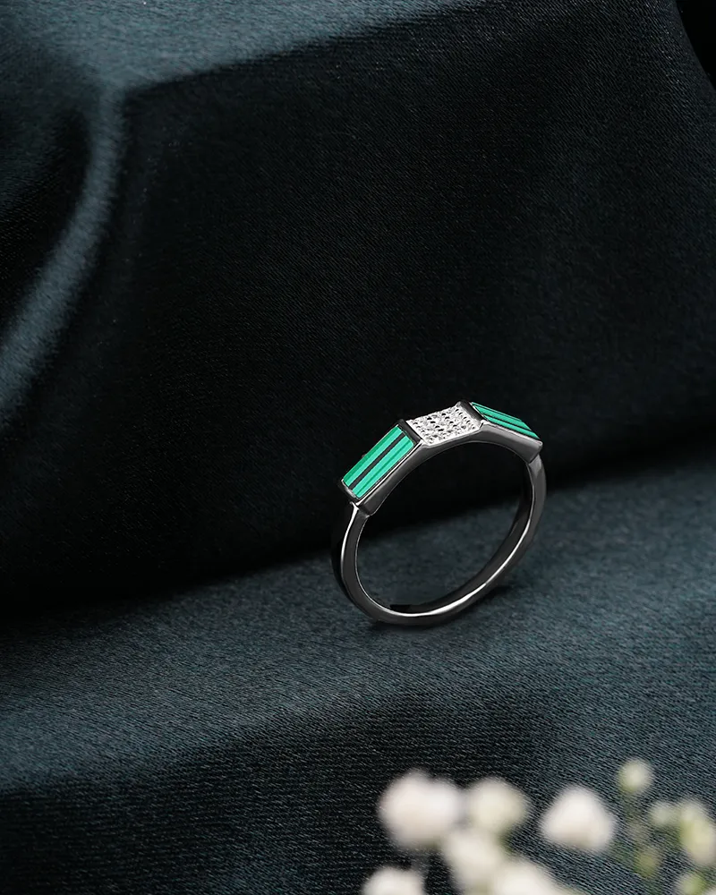 Serene Beauty silver ring