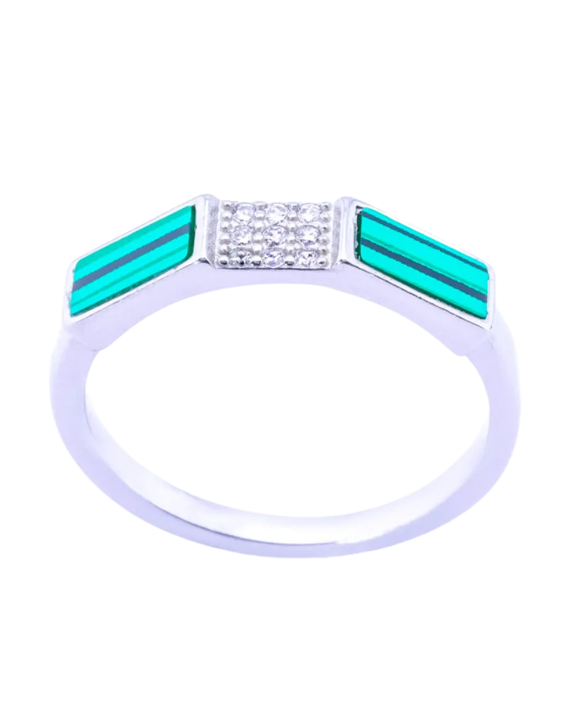 Serene Beauty silver ring