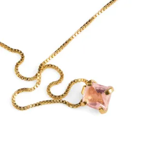 Sägen Prisma blush golden necklace