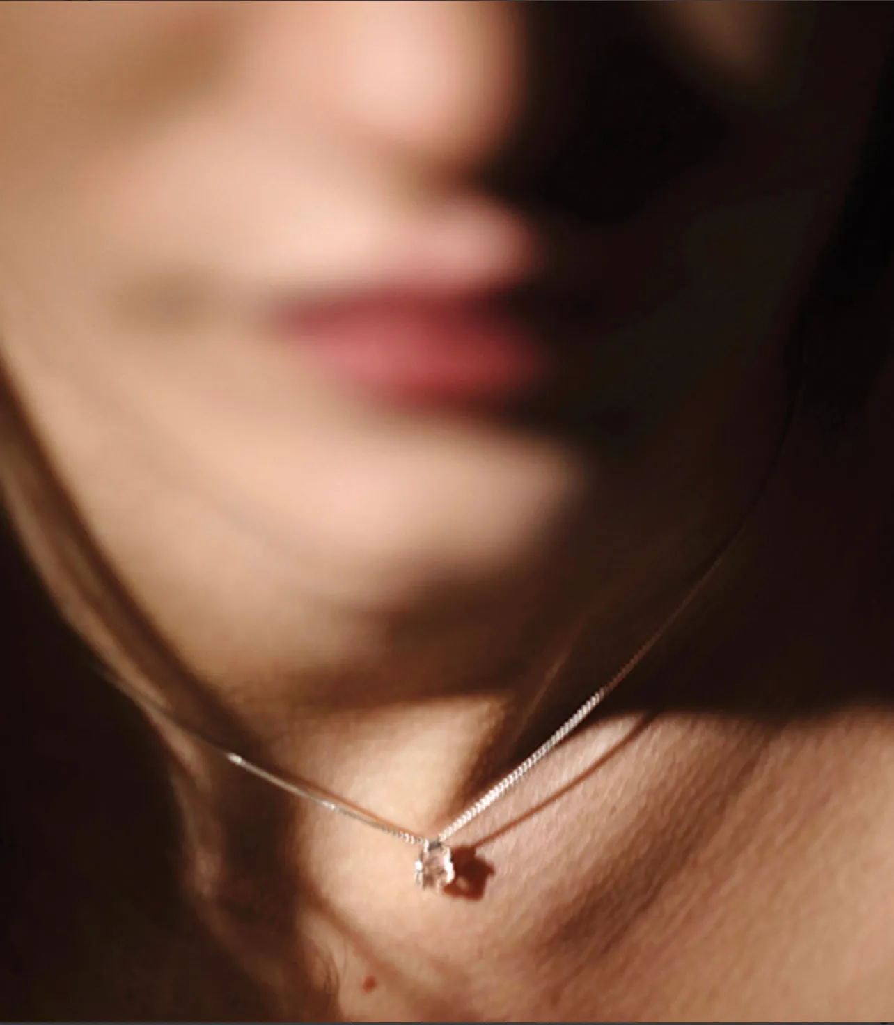 Sägen Prisma blush golden necklace