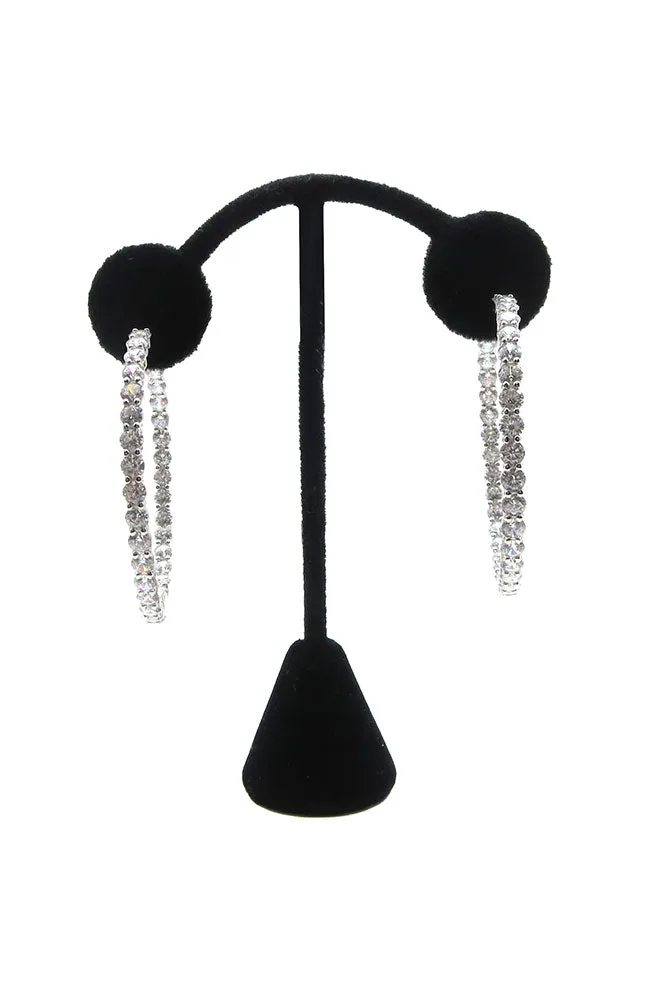 Sil. Sparkling Hoops