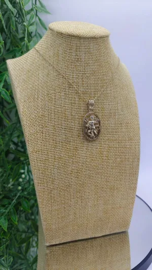 Silver Cupid Pendant