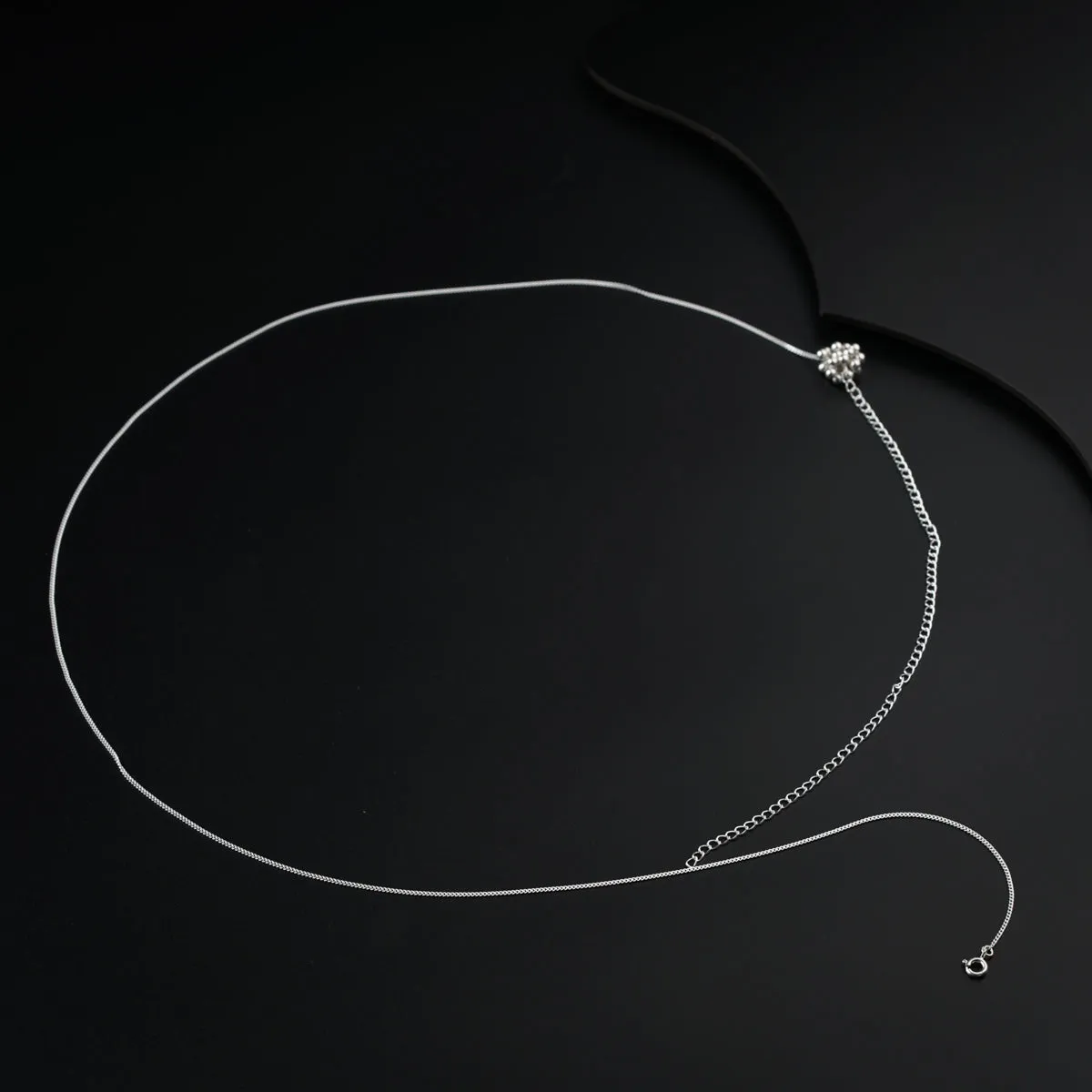Silver Ghungroo bunch Waist Chain