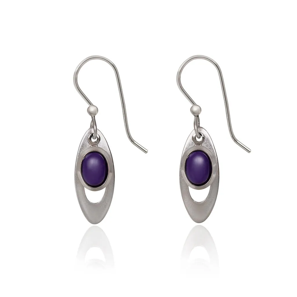 SILVER OPEN OVAL W/CAB