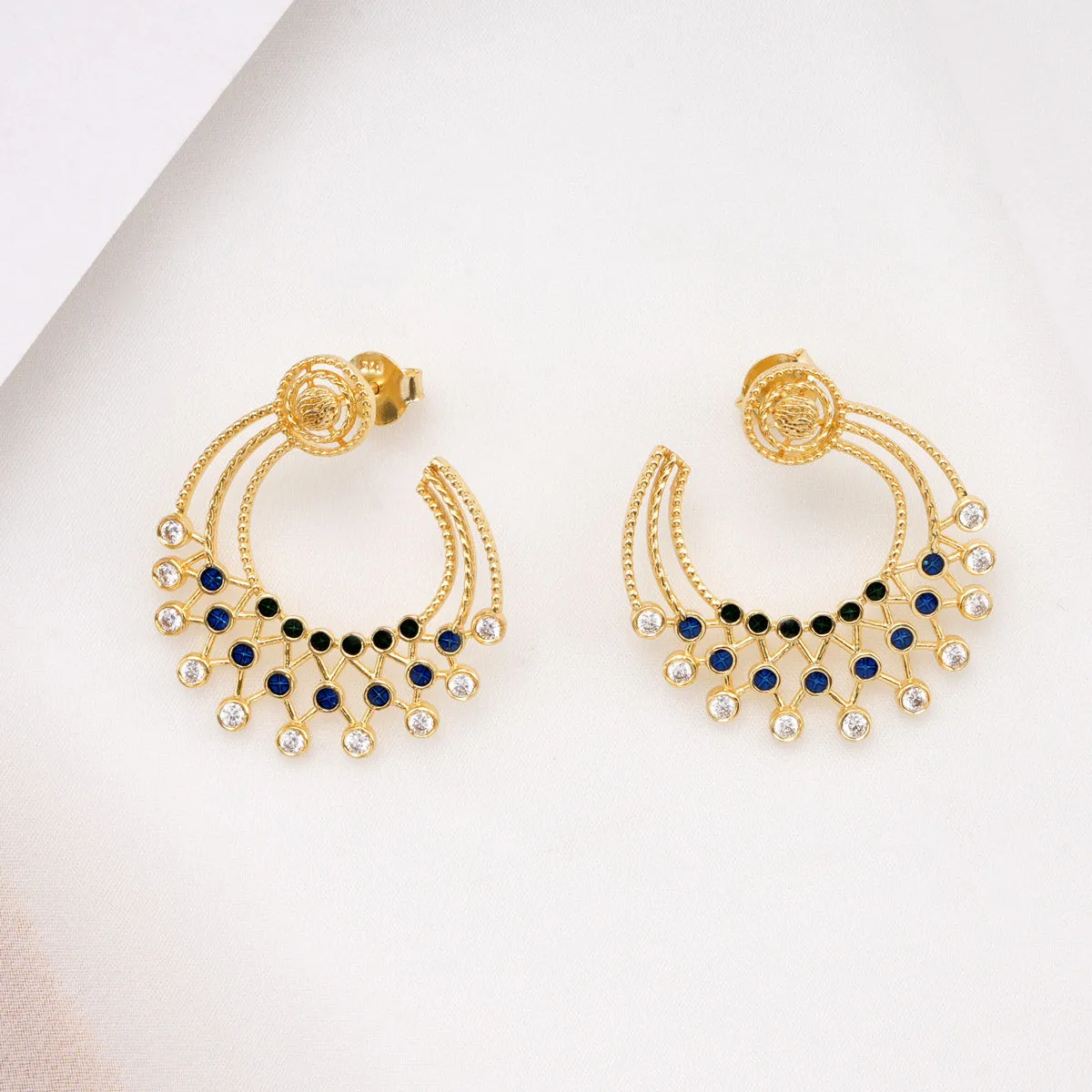 Sparkling Long Earrings