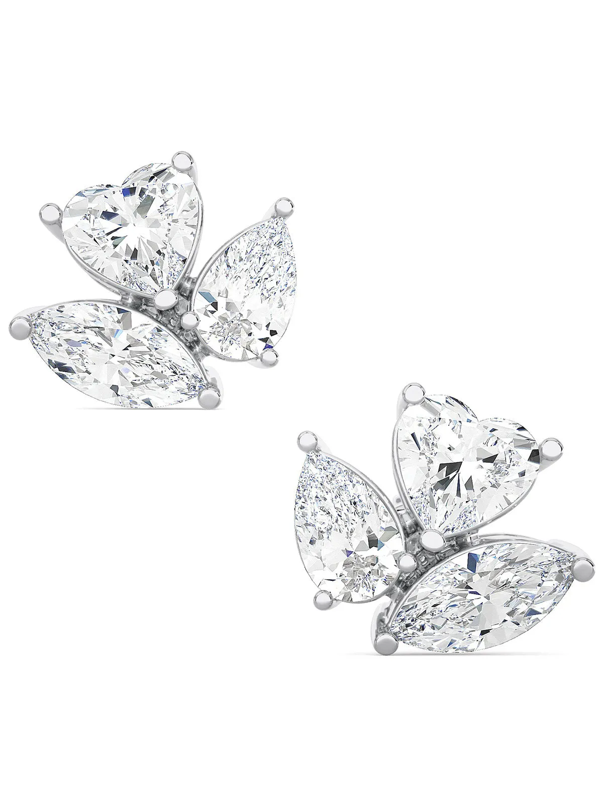 Sparkling Petal Earrings