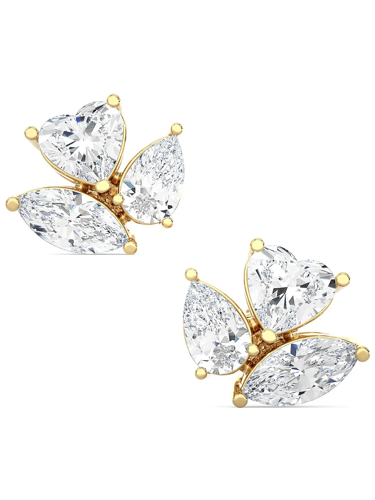 Sparkling Petal Earrings
