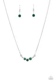Sparkling Stargazer - Green Necklace