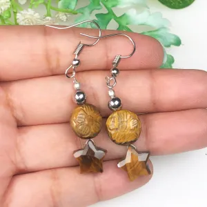 Sparkling Tiger Eye Earrings