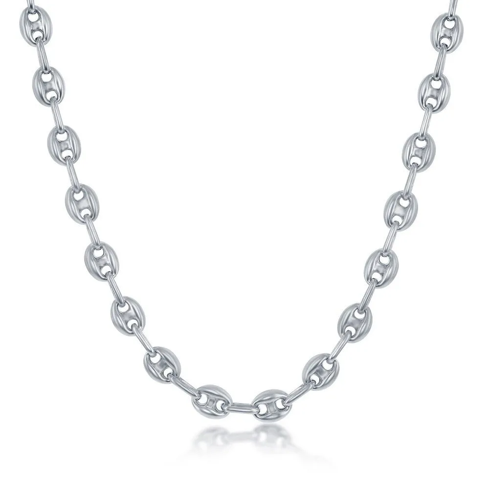 SS 22" 6mm Puffed Marina Chain