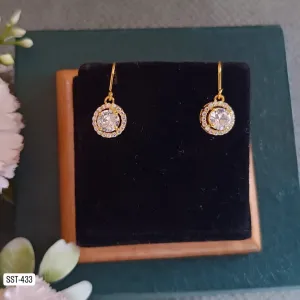SST 433 | SPARKLING CIRCLE EARRINGS