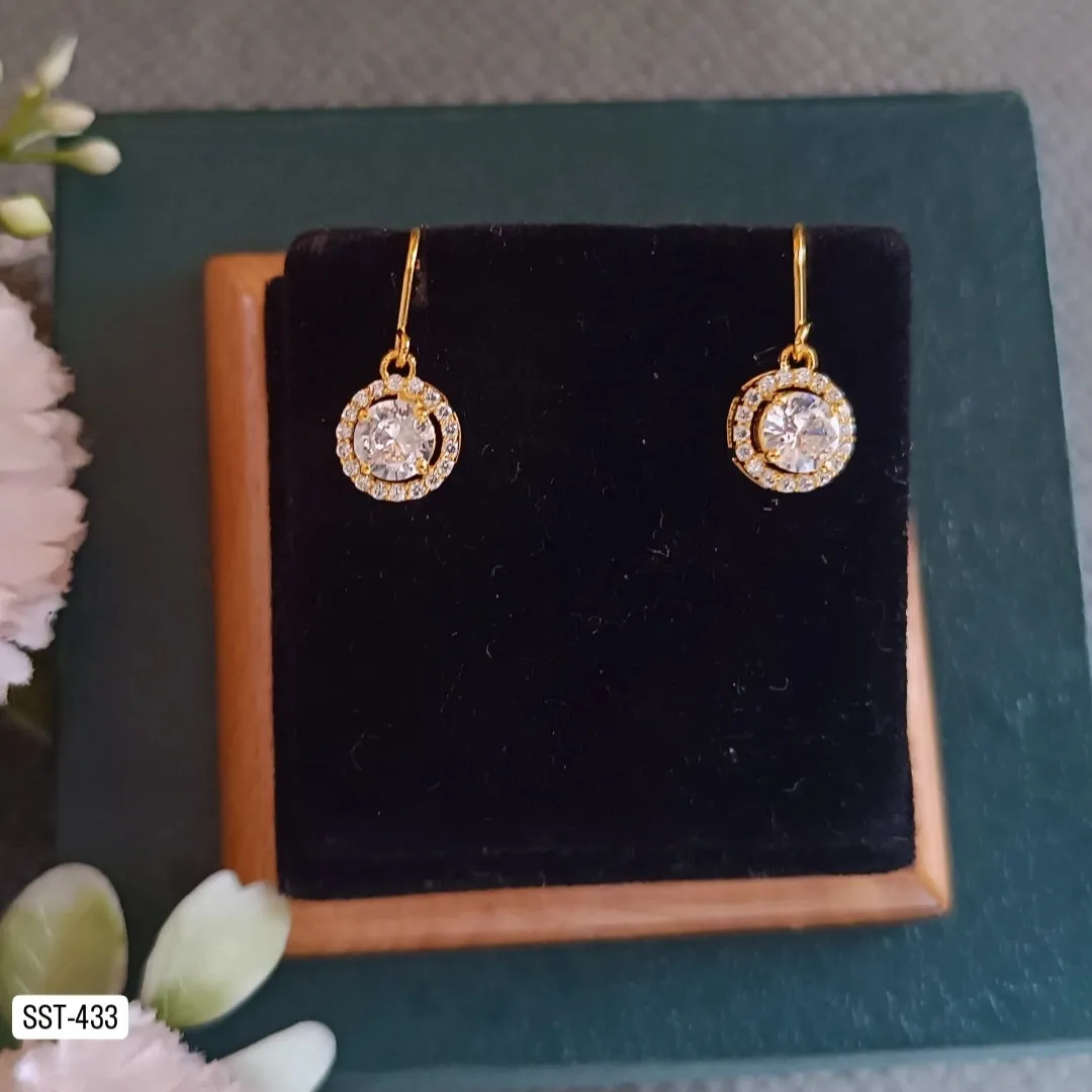 SST 433 | SPARKLING CIRCLE EARRINGS