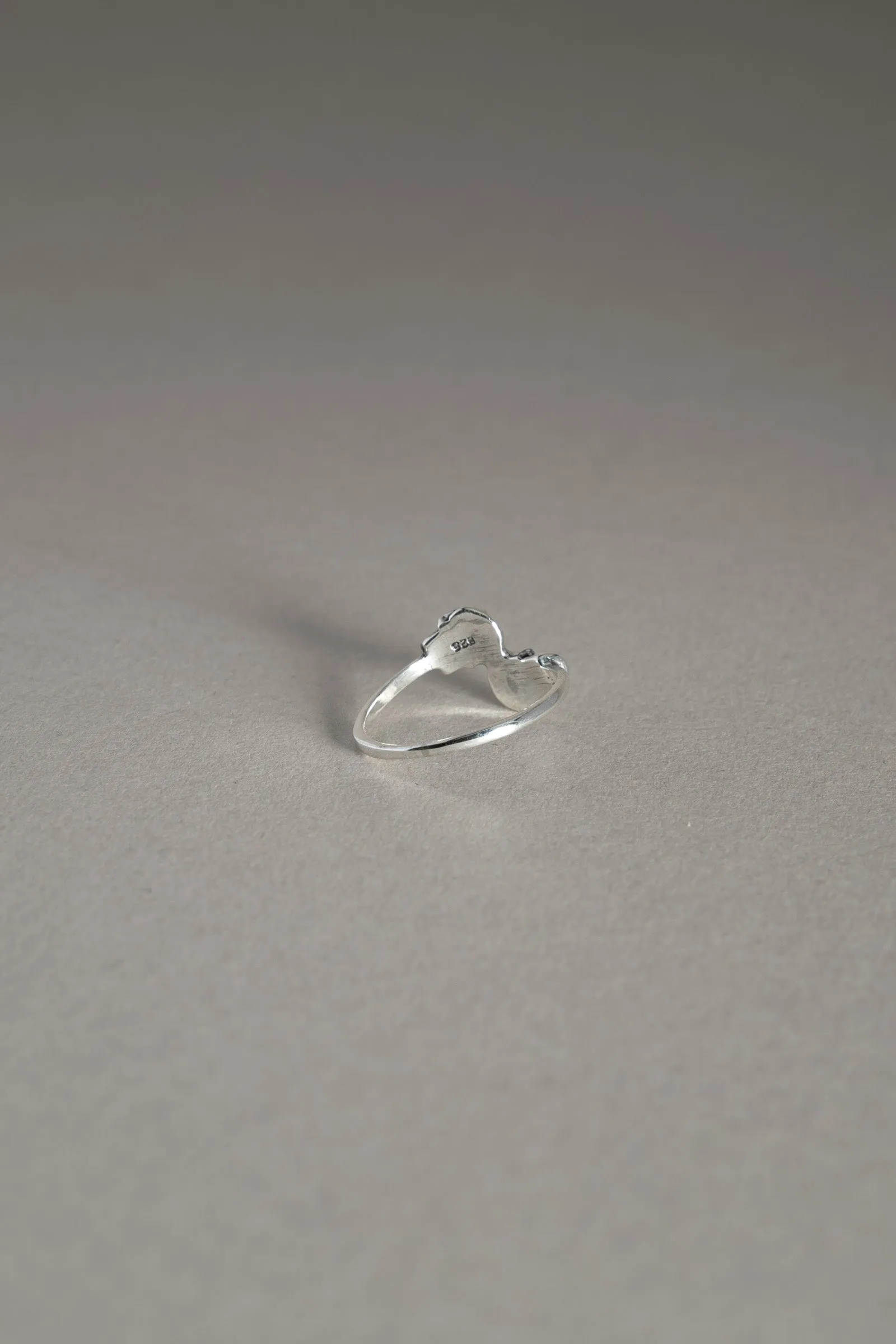 Sterling Silver Double Skull Ring