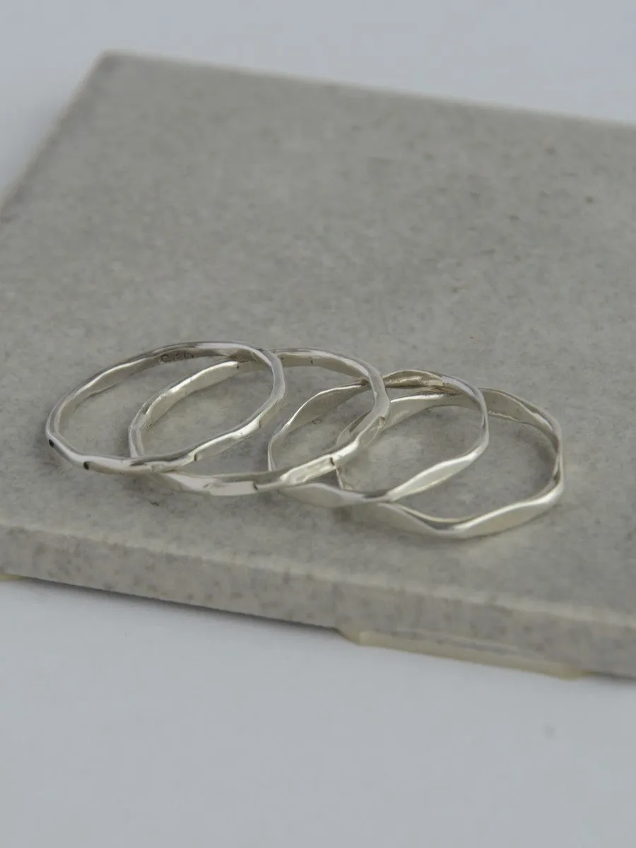 Sterling Stacking Rings