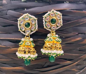 Tasleen Kundan Jhumka Earrings