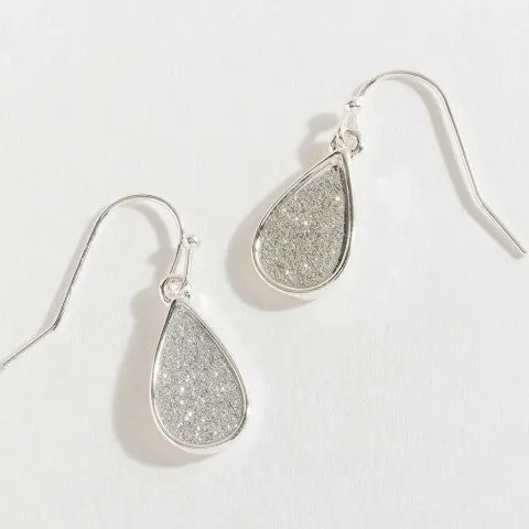 Textured Teardrop Earrings