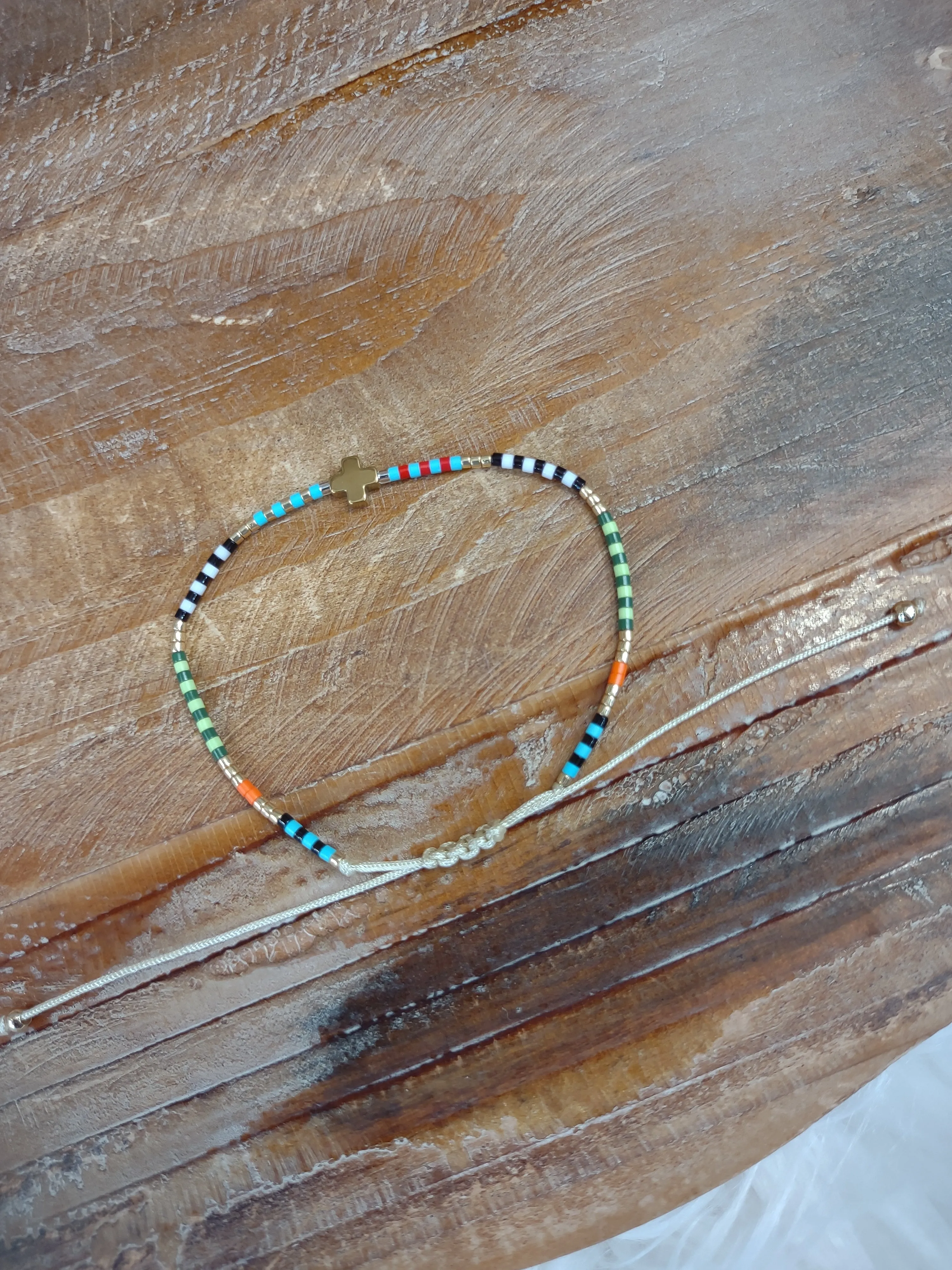 The Weekend Away Mixed Cross Bracelet