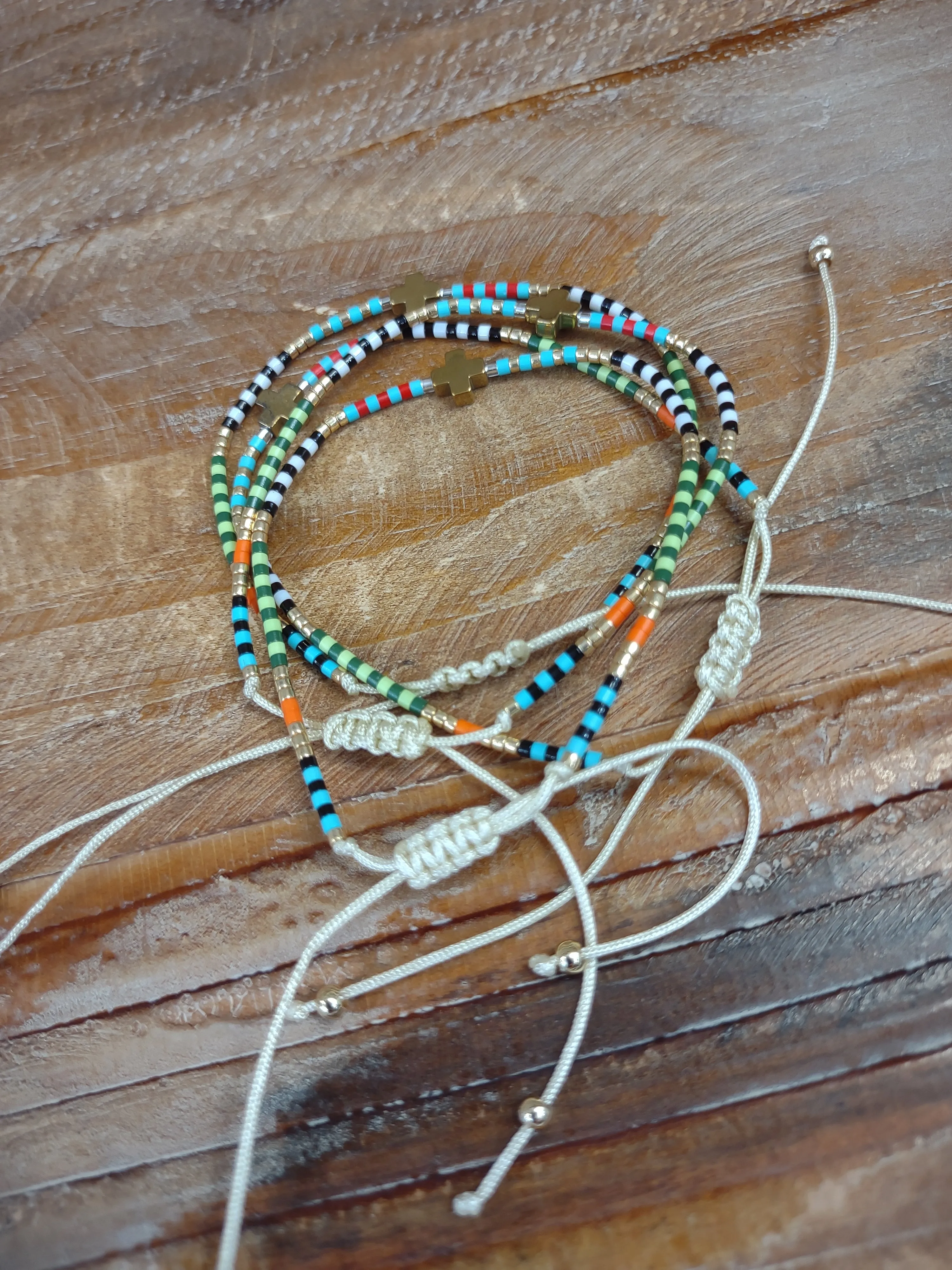 The Weekend Away Mixed Cross Bracelet