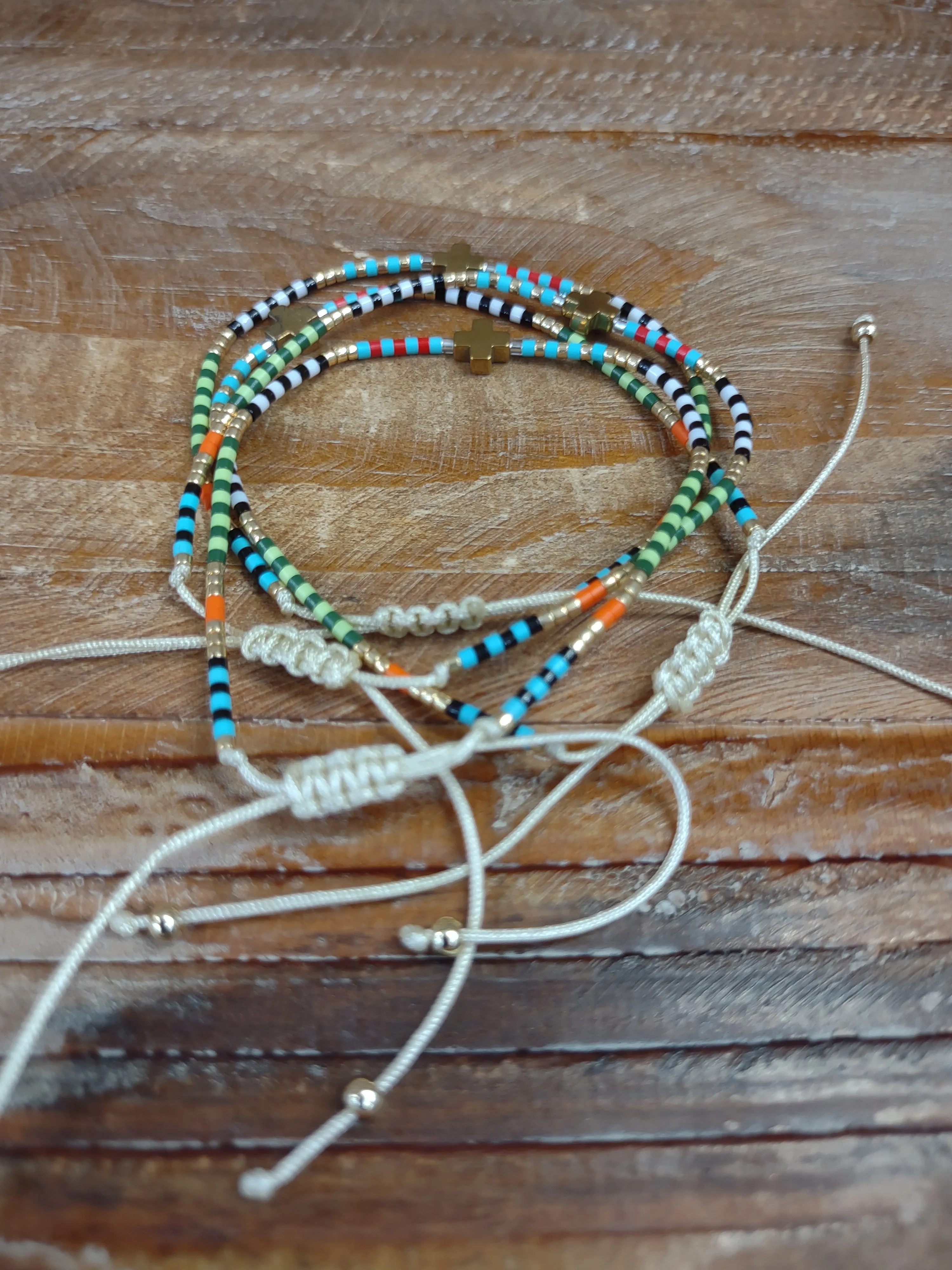 The Weekend Away Mixed Cross Bracelet