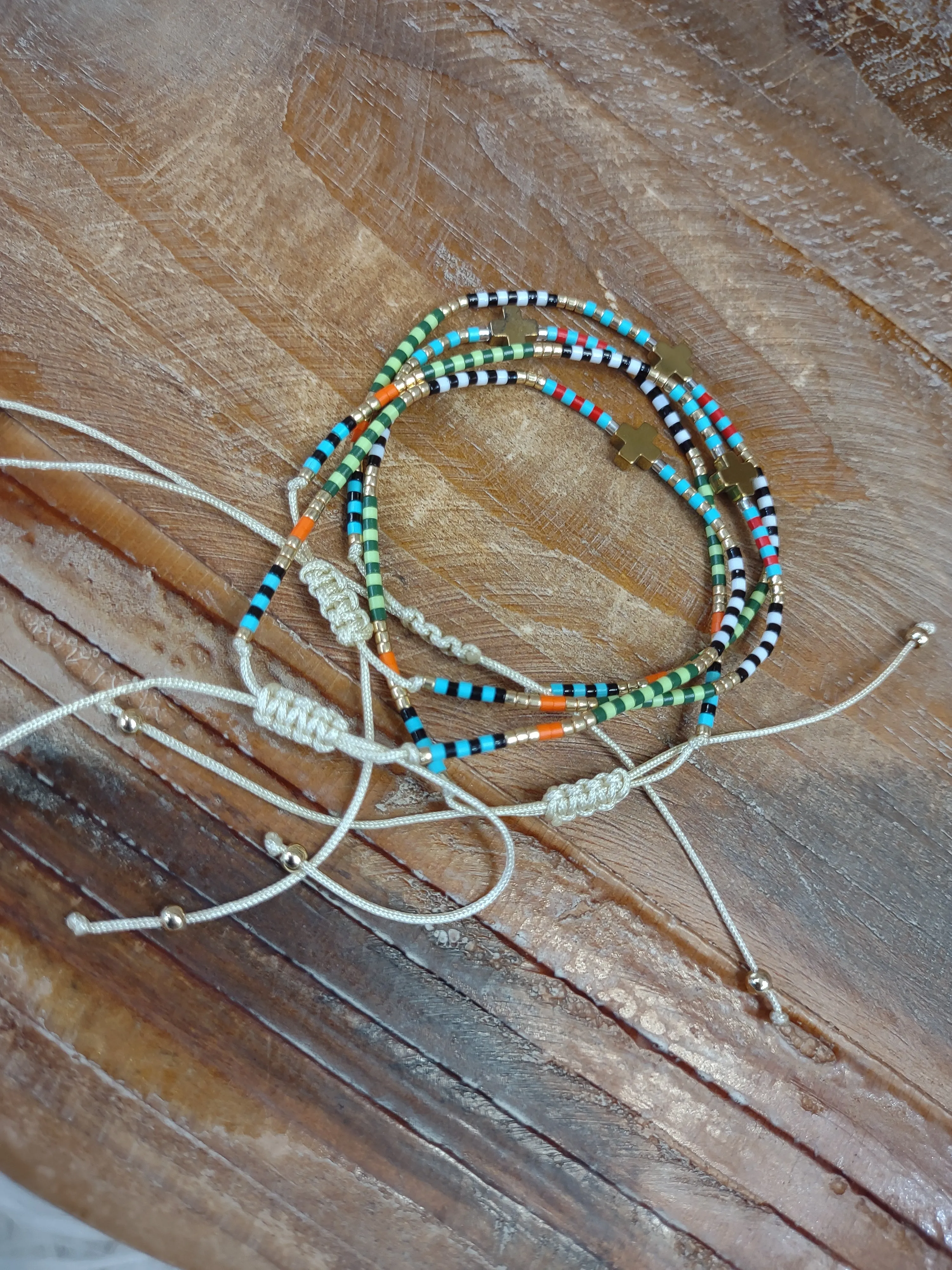 The Weekend Away Mixed Cross Bracelet