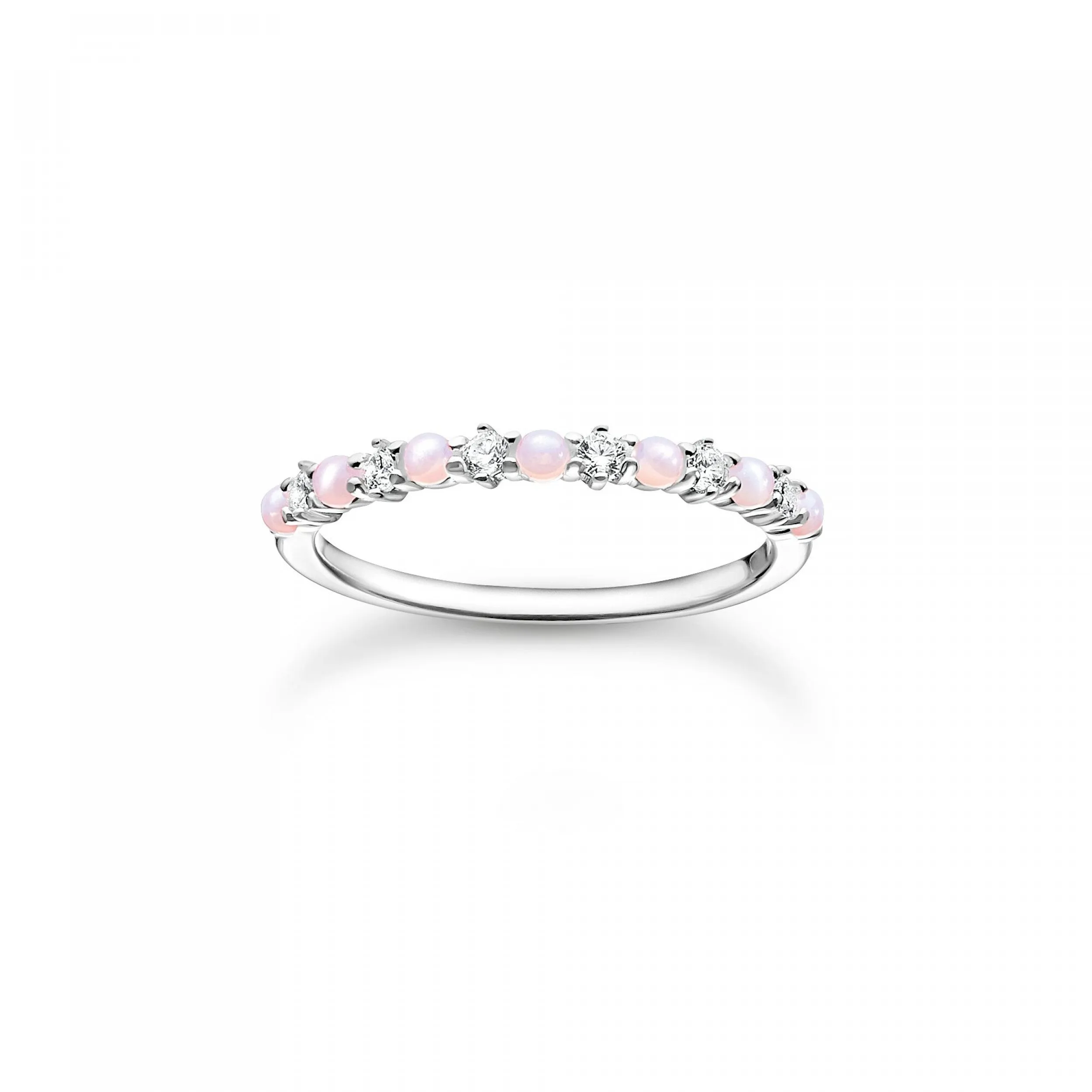 Thomas Sabo Pink and White Stones Ring