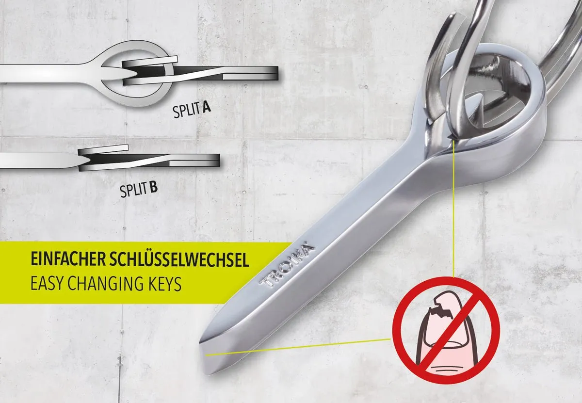 Troika Split-It Split Ring Keychain Tool