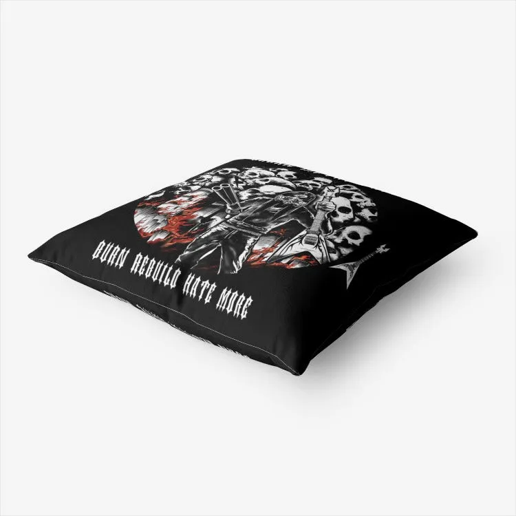 Urban Metal Breed Premium Hypoallergenic Throw Pillow
