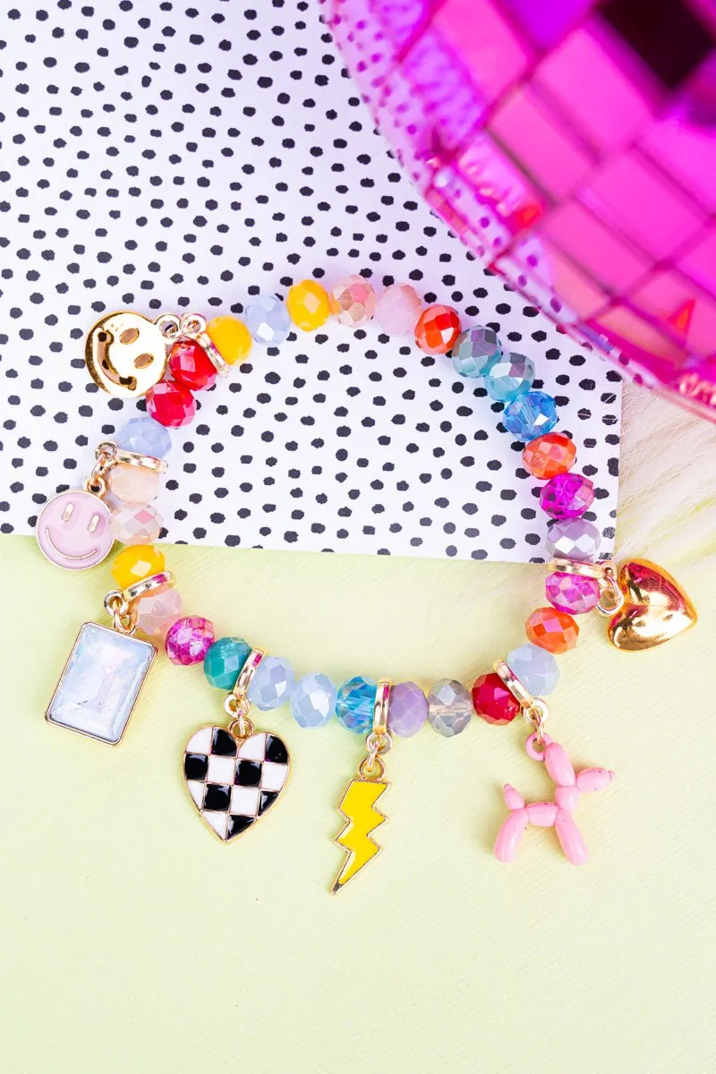Viola Happy Hearts Colorful Beaded Bracelet