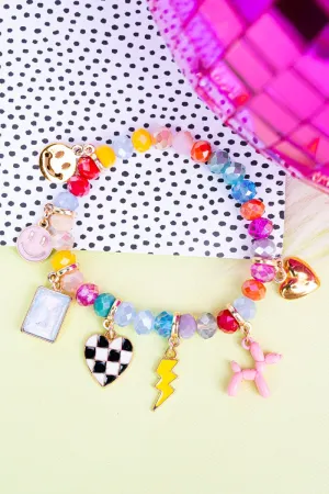 Viola Happy Hearts Colorful Beaded Bracelet