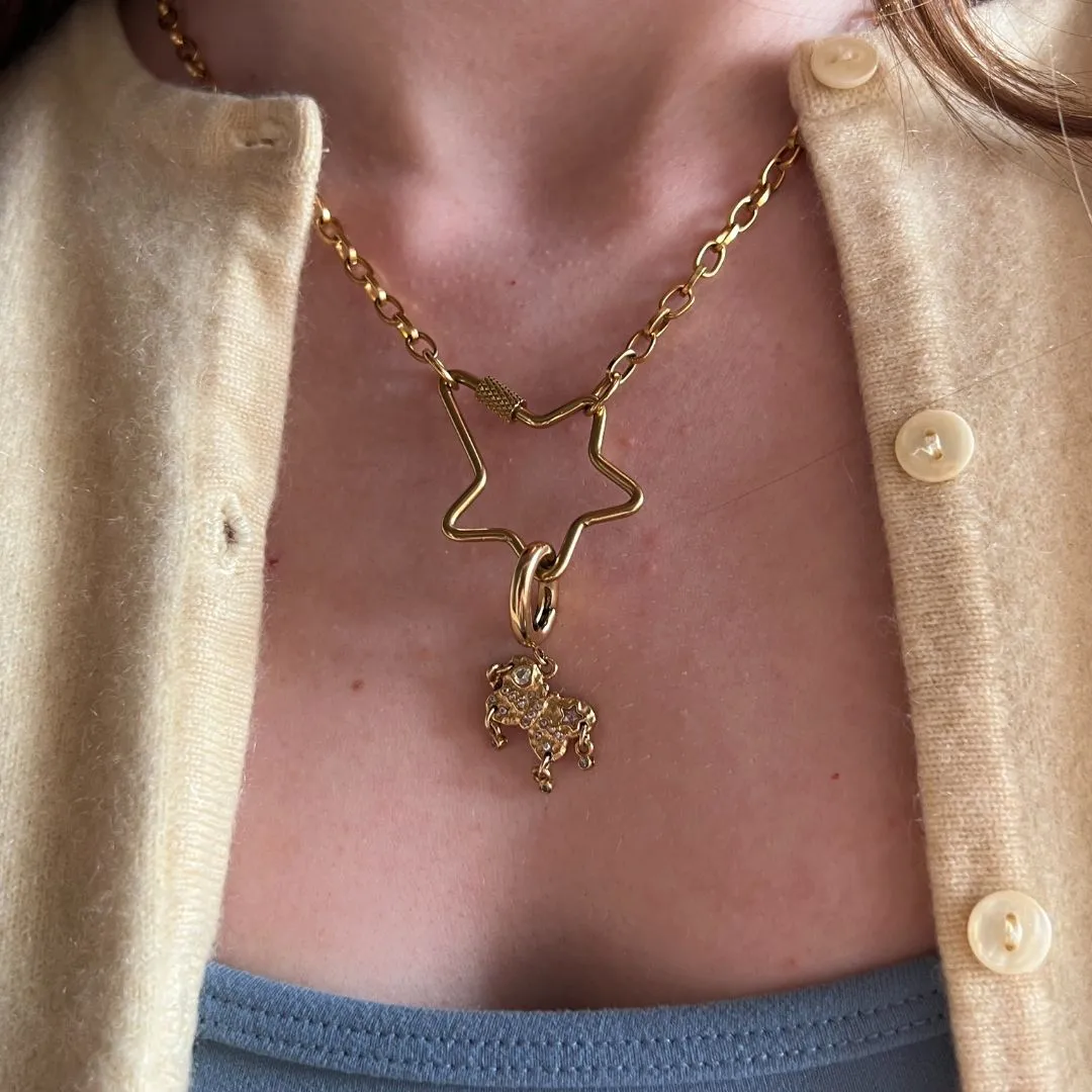 Virgo Charm Gold