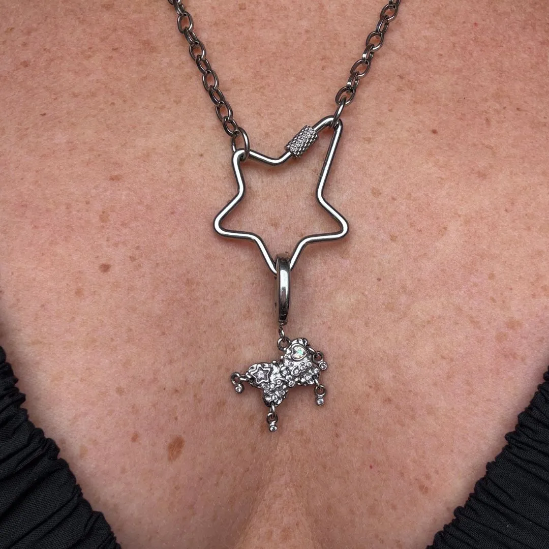 Virgo Charm Silver