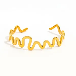 Wave Cuff Bracelet {Waterproof Jewelry!}
