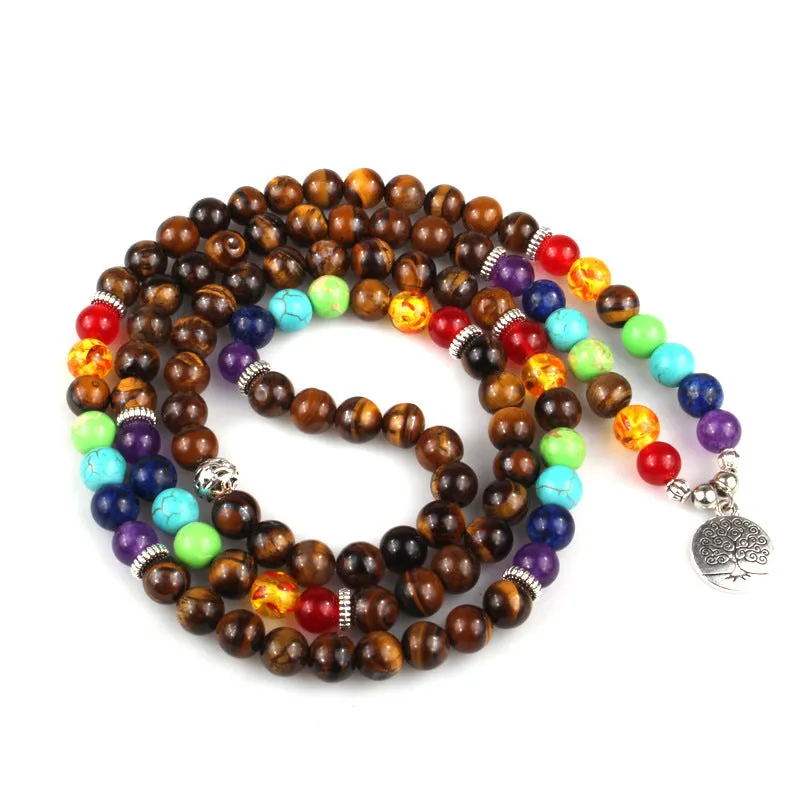 Wholesale 2PCS Turquoise Colorful Life Tree Bracelet