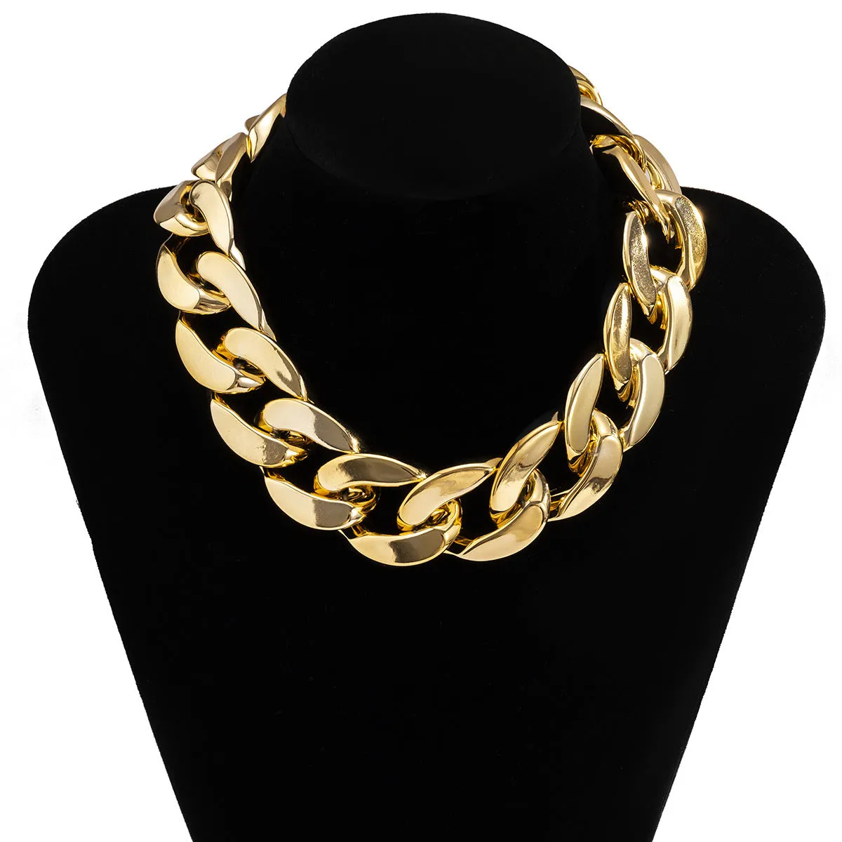 Wholesale Jewelry Aluminum Trendy Stitching Simple Necklace
