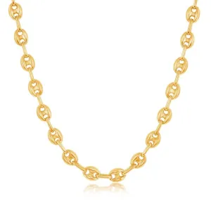 YGP Sterling 22" 6mm Puffed Marina Chain 19.2