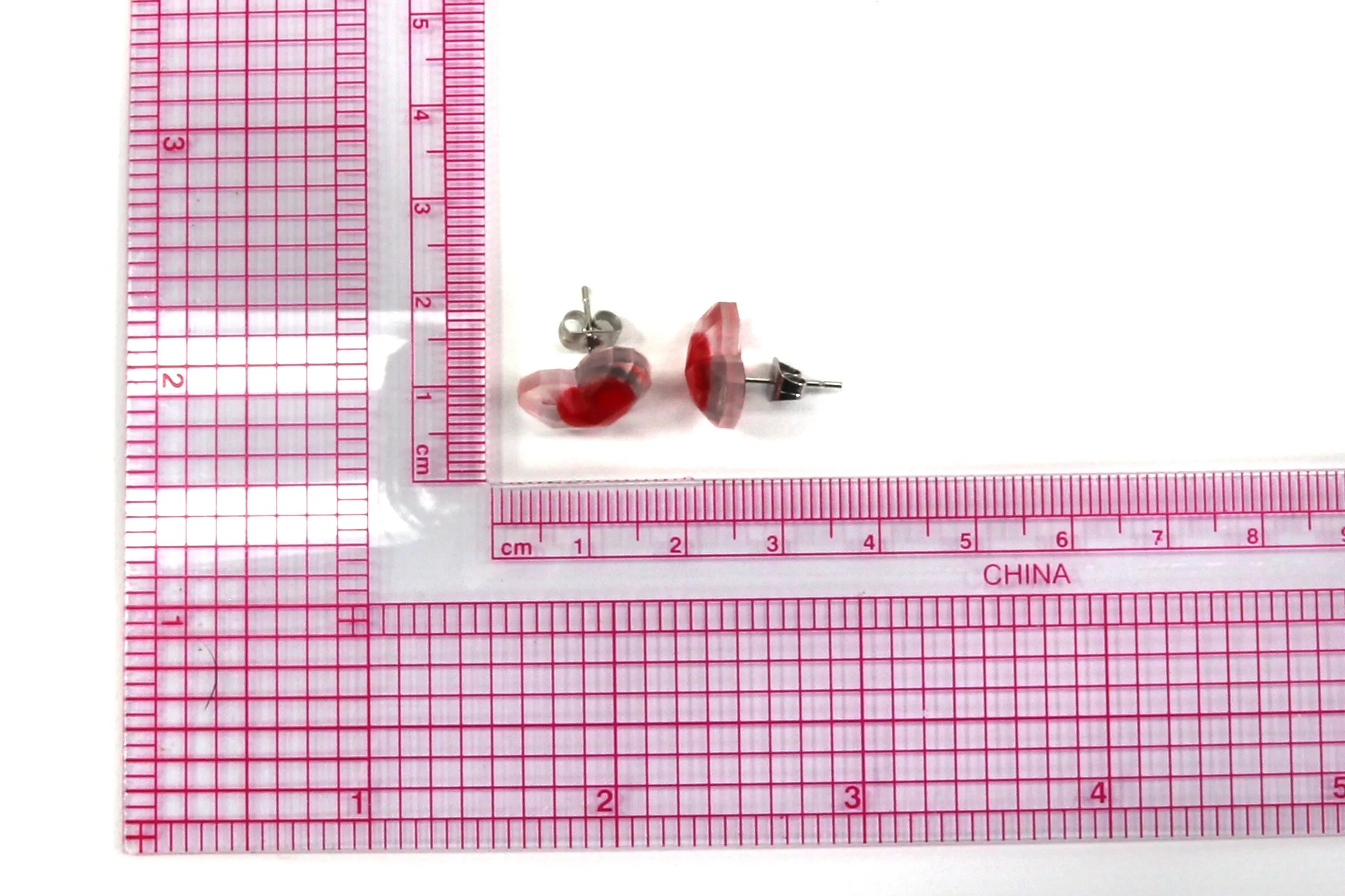 Zelda Heart Container Glow in the Dark Earrings Pair - Legend of Zelda